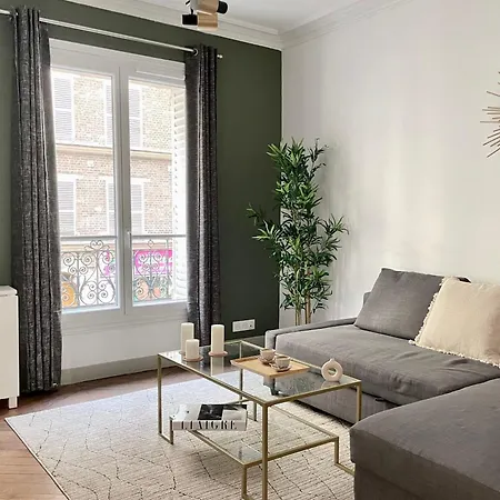Chic And Spacious Flat In Montmartre Parijs Buitenkant foto
